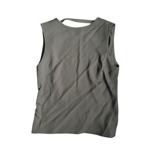 Helmut Lang Black Open Back Sleeveless Top